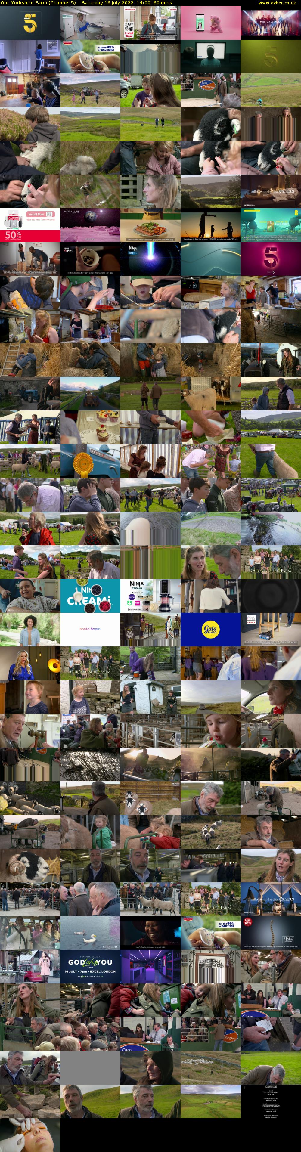 Our Yorkshire Farm (Channel 5) Saturday 16 July 2022 14:00 - 15:00