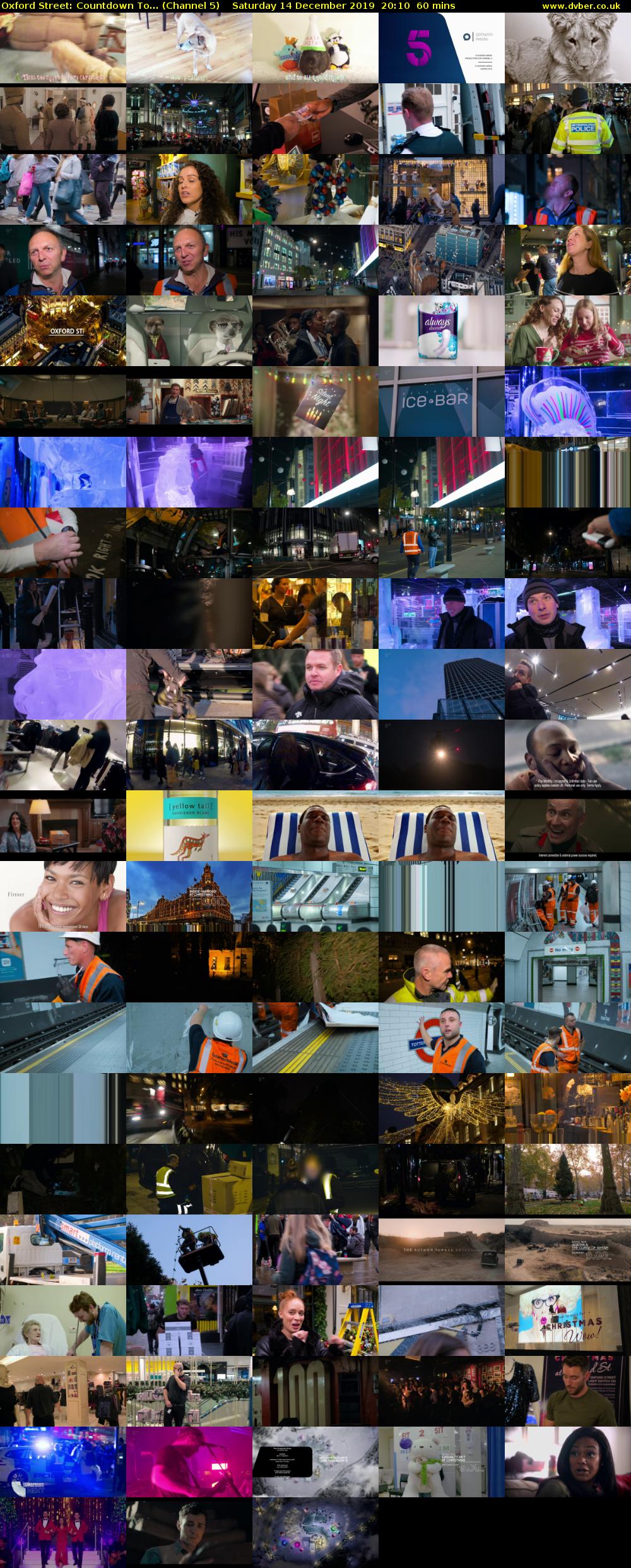 Oxford Street: Countdown To... (Channel 5) Saturday 14 December 2019 20:10 - 21:10