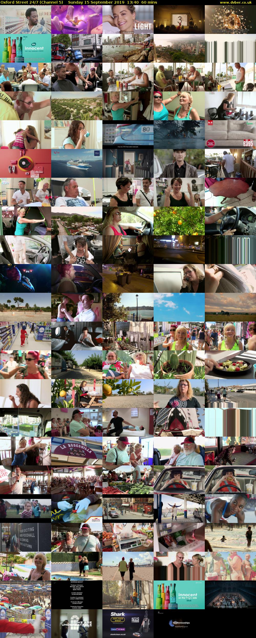 Oxford Street 24/7 (Channel 5) Sunday 15 September 2019 13:40 - 14:40