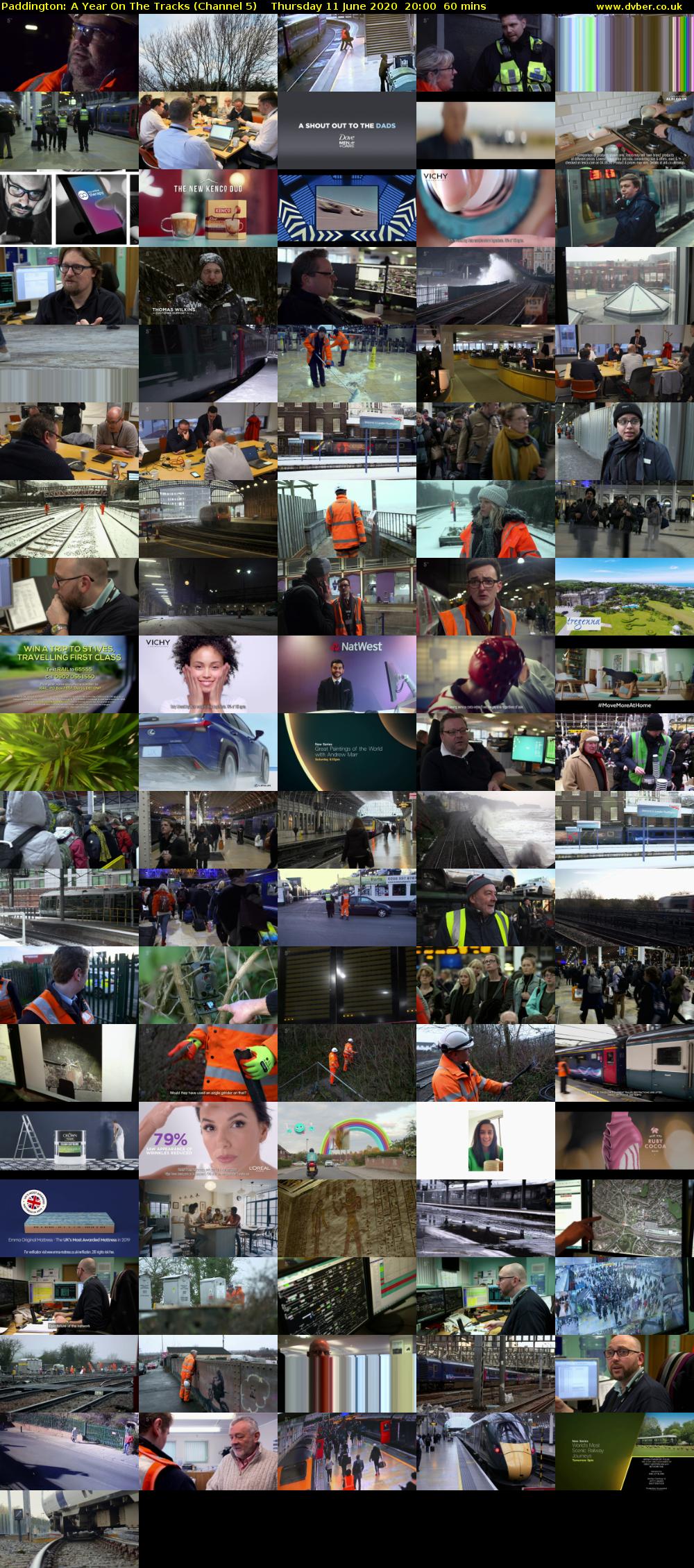 Paddington: A Year On The Tracks (Channel 5) Thursday 11 June 2020 20:00 - 21:00