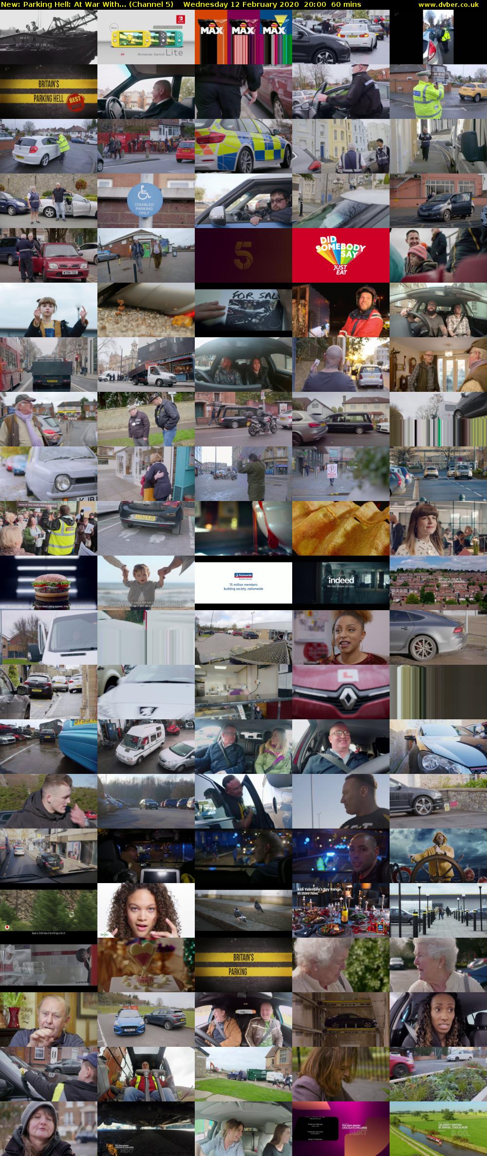 Parking Hell: At War With... (Channel 5) Wednesday 12 February 2020 20:00 - 21:00