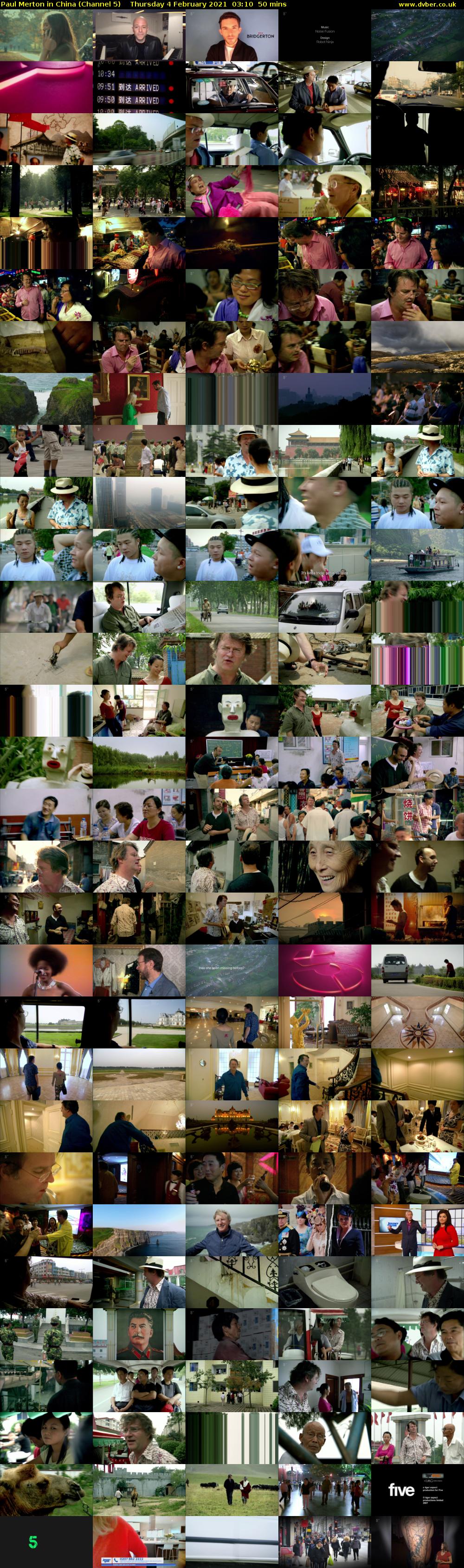 Paul Merton in China (Channel 5) Thursday 4 February 2021 03:10 - 04:00