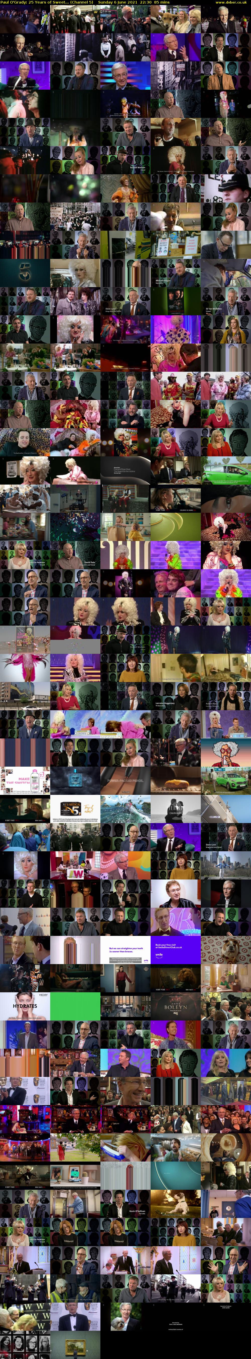 Paul O'Grady: 25 Years of Sweet... (Channel 5) Sunday 6 June 2021 22:30 - 23:55