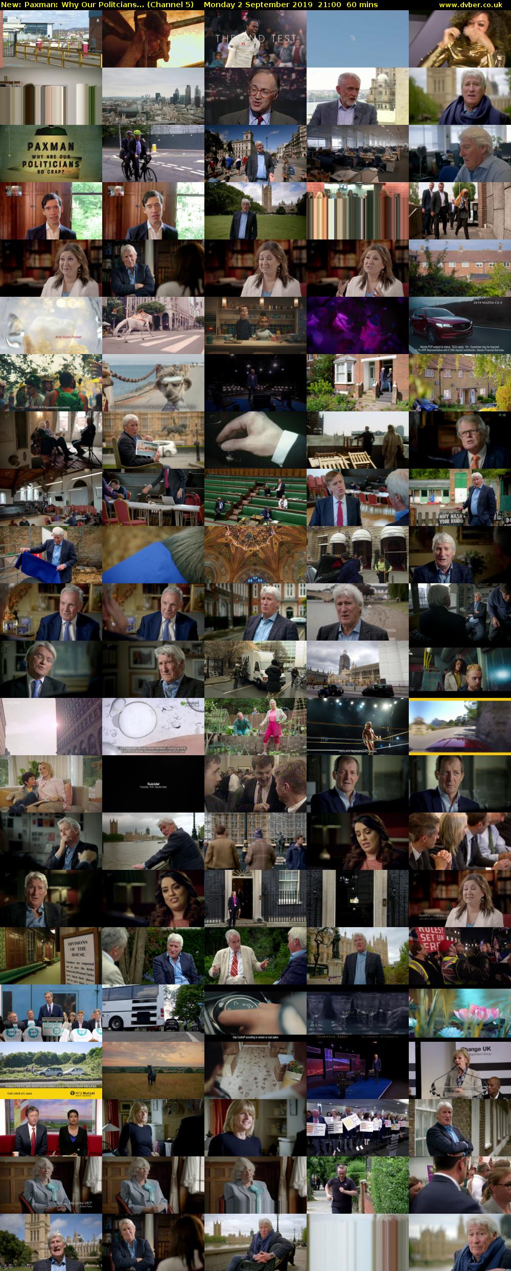 Paxman: Why Our Politcians... (Channel 5) Monday 2 September 2019 21:00 - 22:00