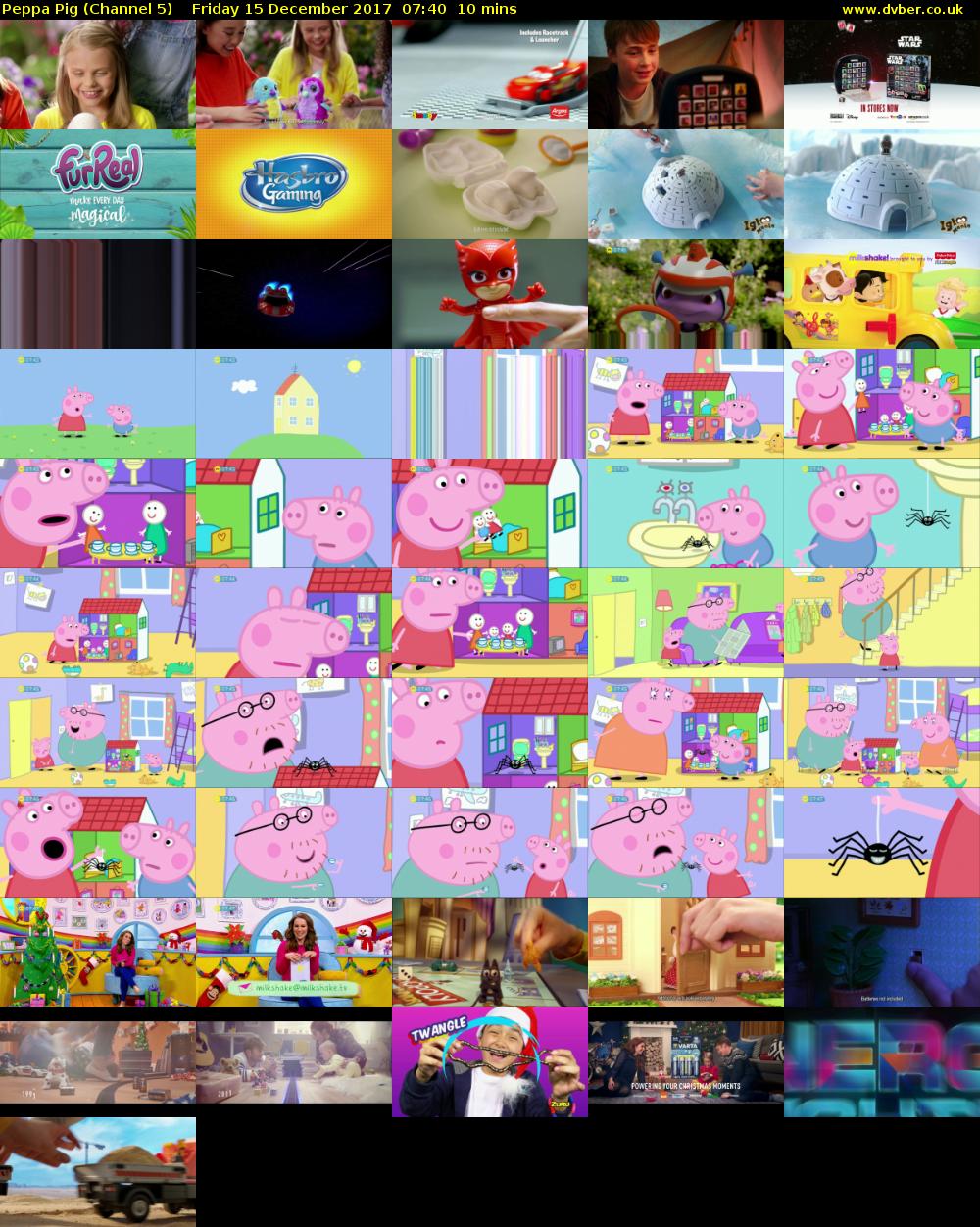Peppa Pig (Channel 5) Friday 15 December 2017 07:40 - 07:50