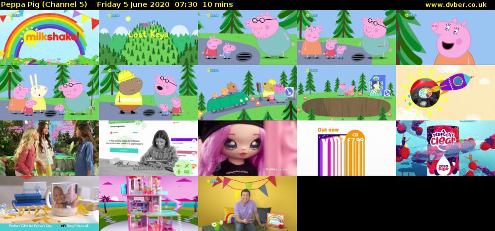 Peppa Pig (Channel 5) Friday 5 June 2020 07:30 - 07:40