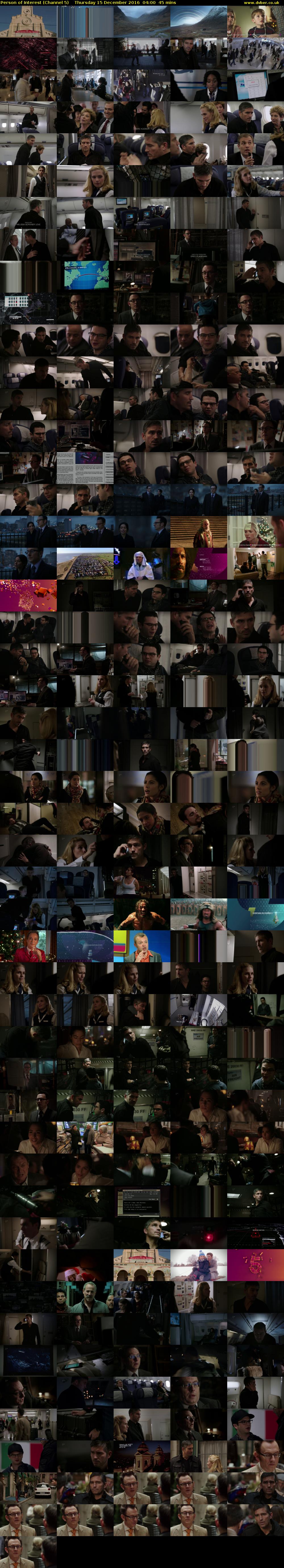 Person of Interest (Channel 5) Thursday 15 December 2016 04:00 - 04:45