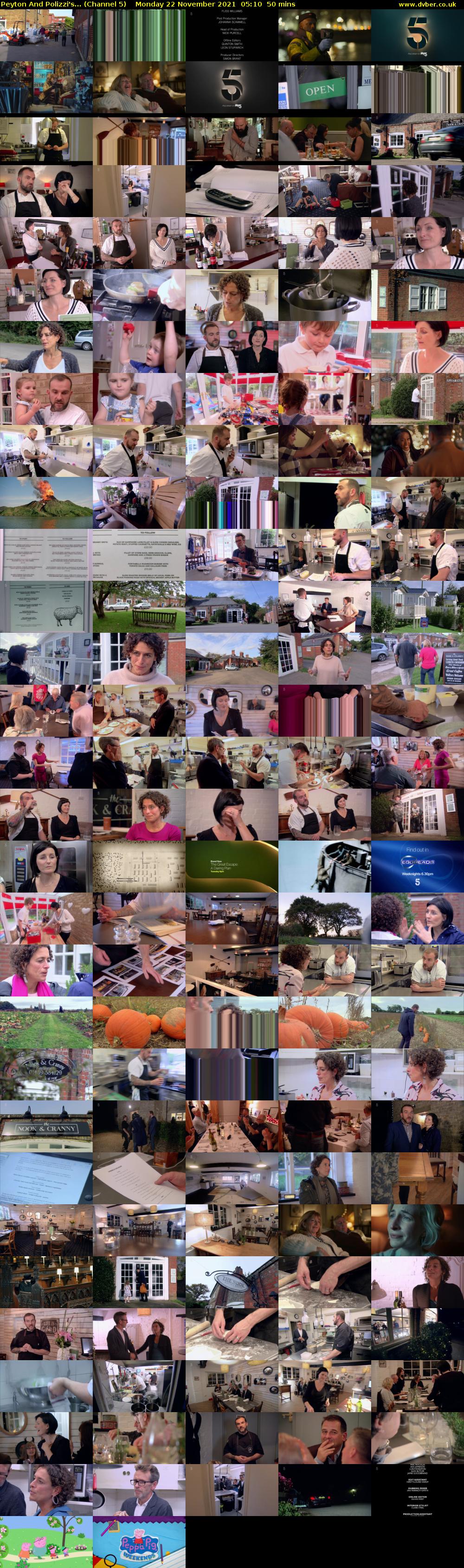 Peyton And Polizzi's... (Channel 5) Monday 22 November 2021 05:10 - 06:00
