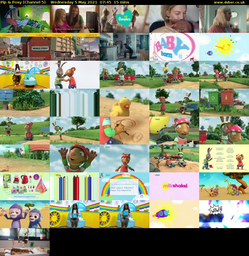 Pip & Posy (Channel 5) Wednesday 5 May 2021 07:45 - 08:00