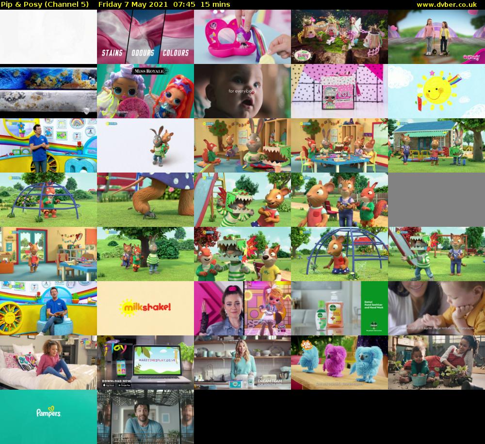 Pip & Posy (Channel 5) Friday 7 May 2021 07:45 - 08:00