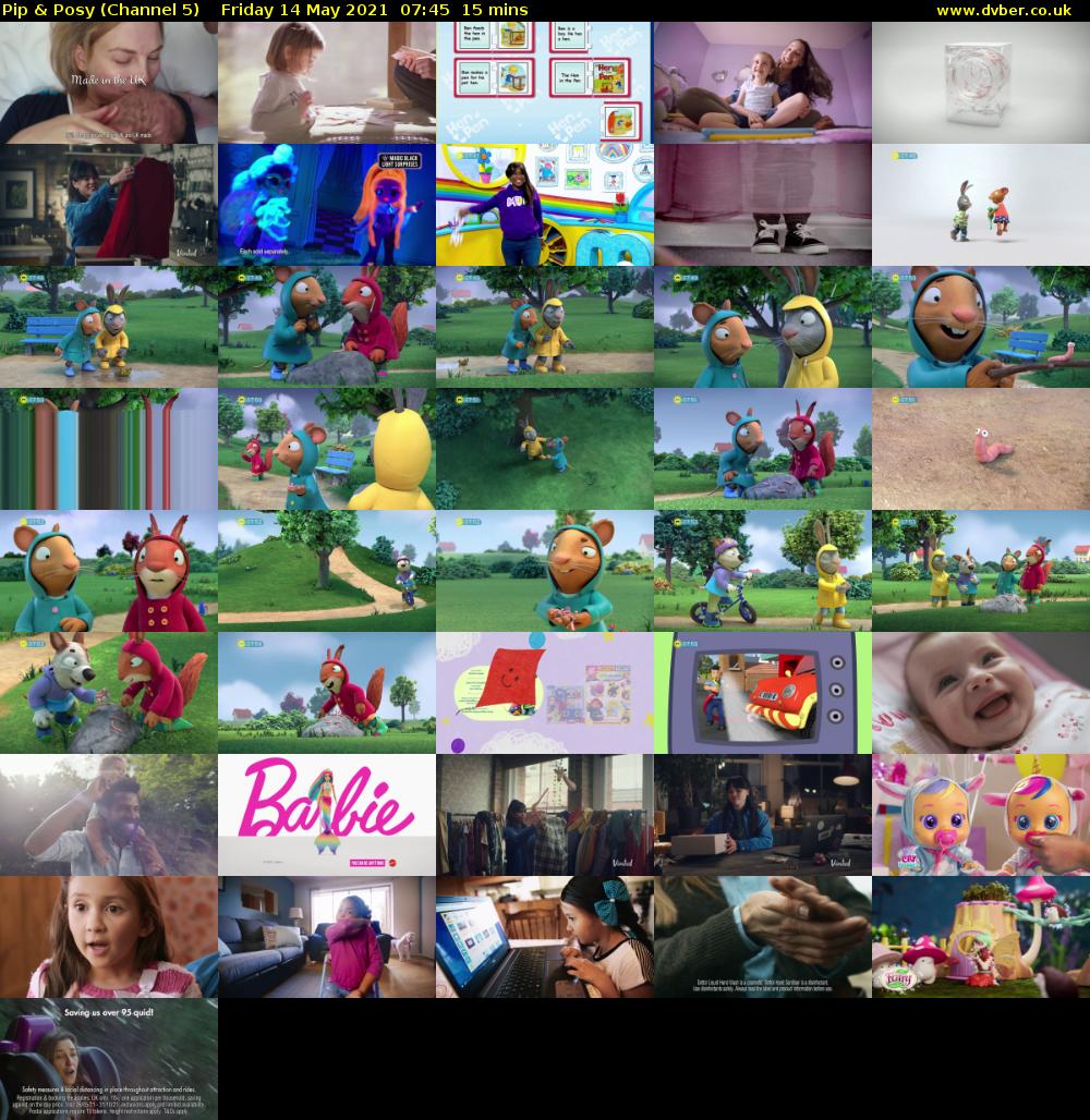 Pip & Posy (Channel 5) Friday 14 May 2021 07:45 - 08:00