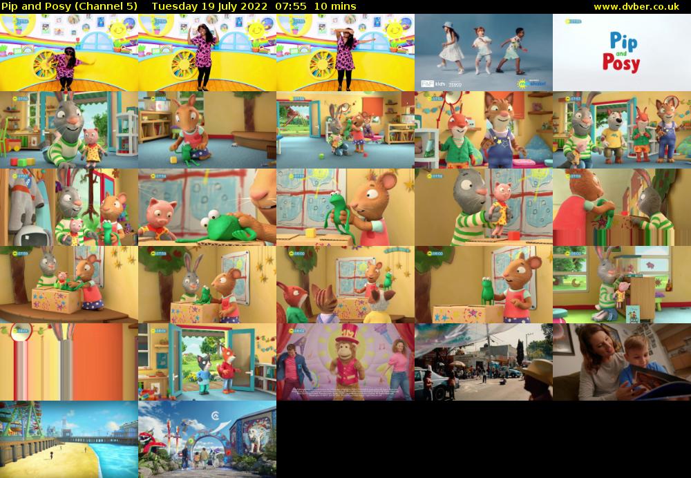 Pip and Posy (Channel 5) Tuesday 19 July 2022 07:55 - 08:05