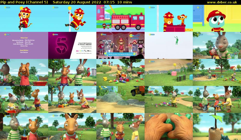 Pip and Posy (Channel 5) Saturday 20 August 2022 07:15 - 07:25