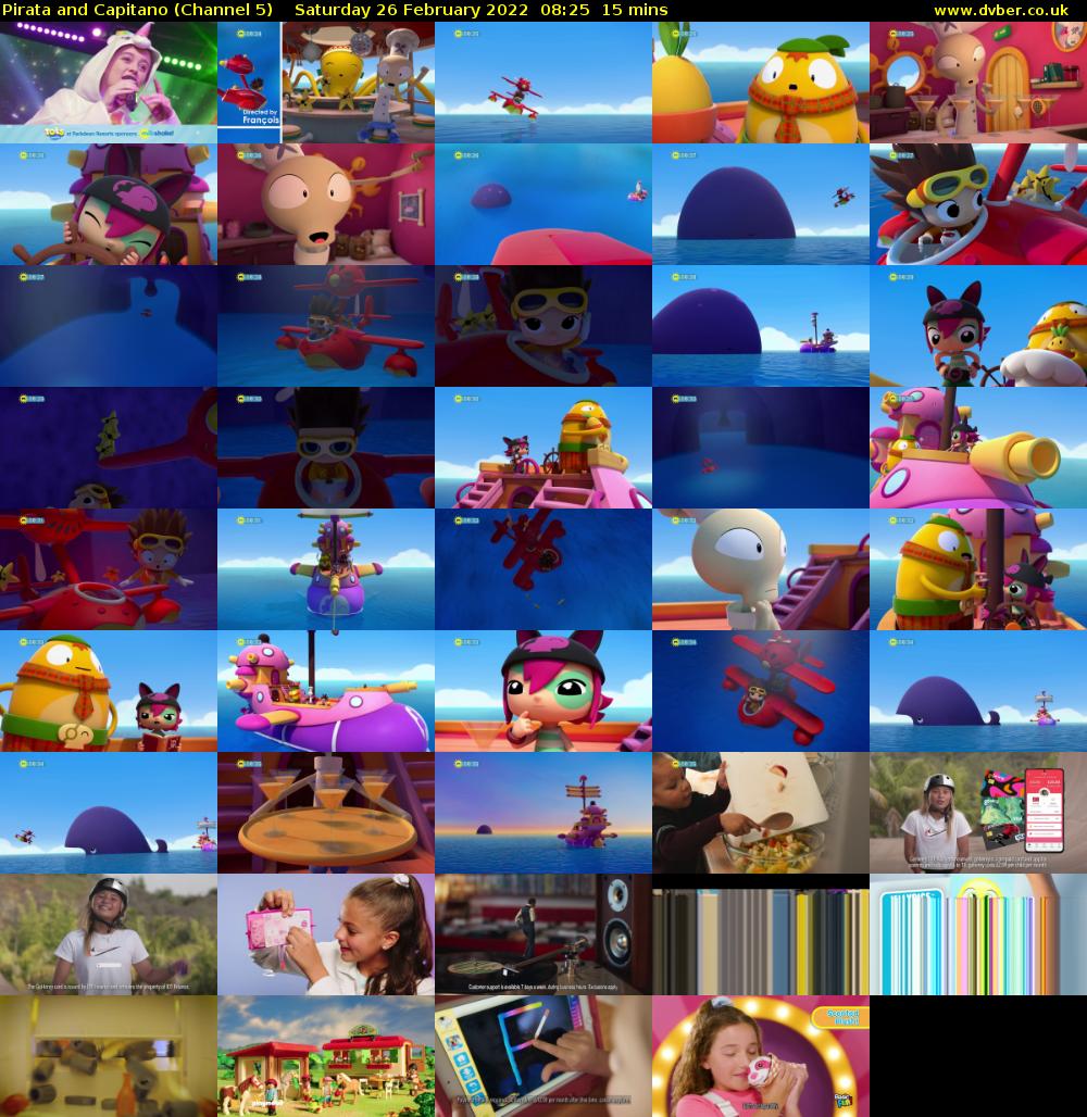 Pirata and Capitano (Channel 5) Saturday 26 February 2022 08:25 - 08:40