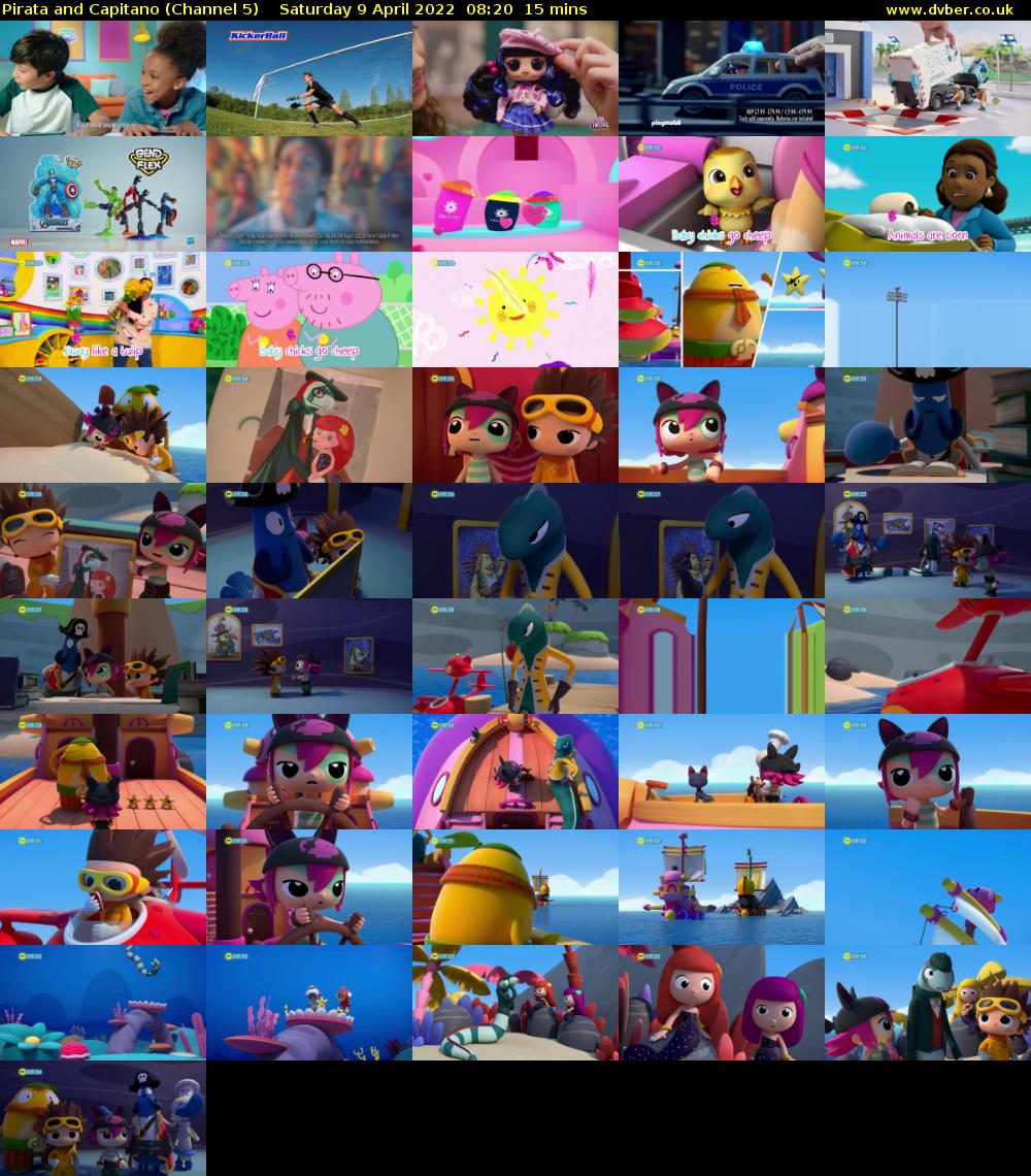 Pirata and Capitano (Channel 5) Saturday 9 April 2022 08:20 - 08:35