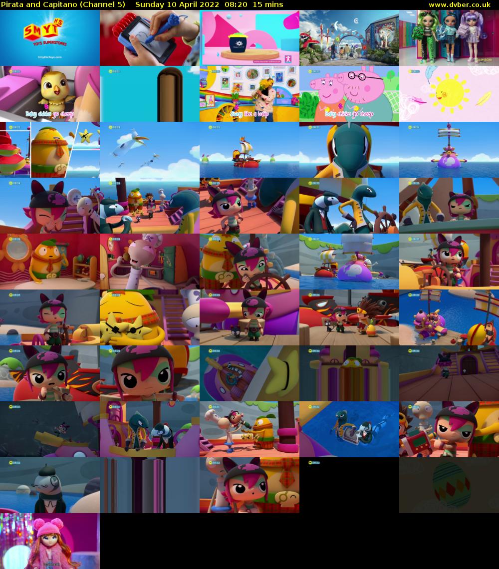 Pirata and Capitano (Channel 5) Sunday 10 April 2022 08:20 - 08:35