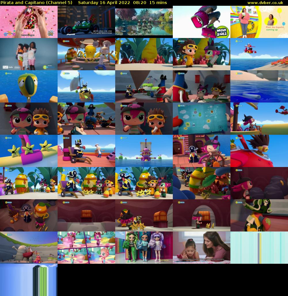 Pirata and Capitano (Channel 5) Saturday 16 April 2022 08:20 - 08:35