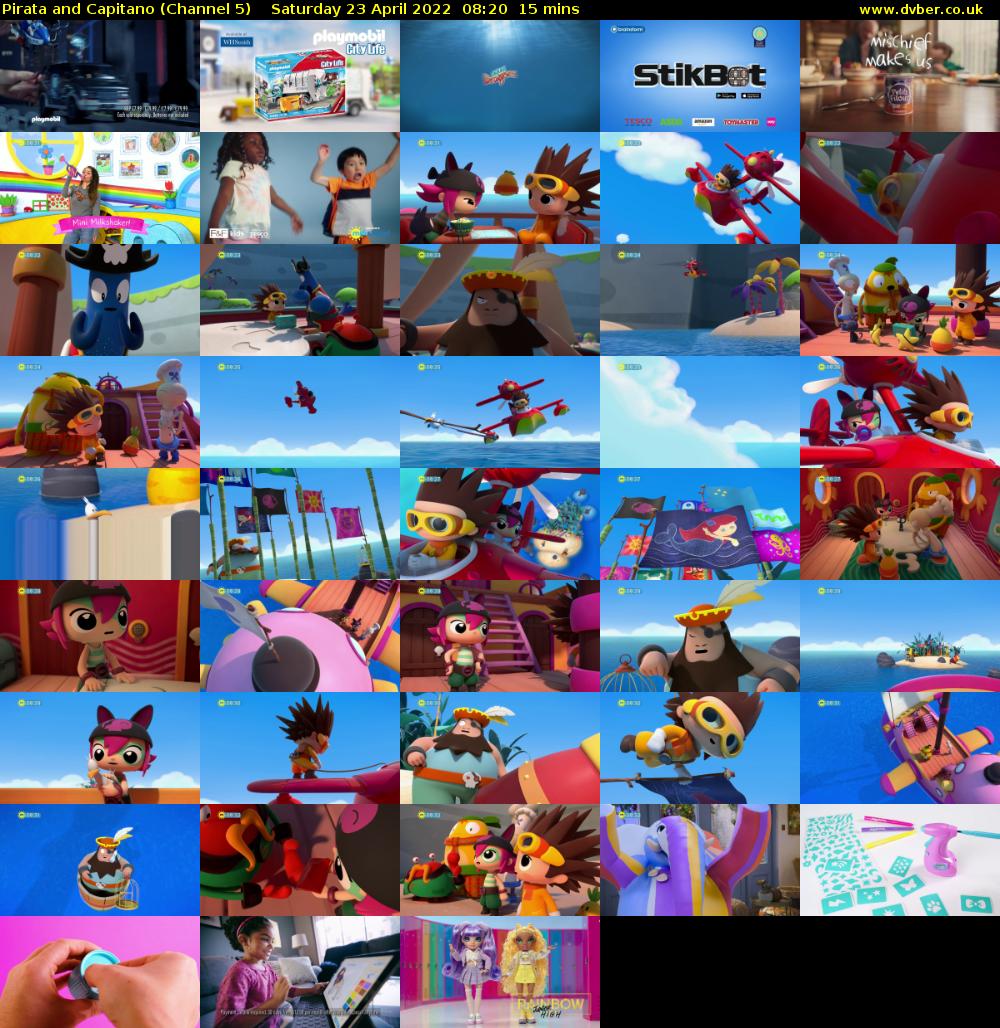 Pirata and Capitano (Channel 5) Saturday 23 April 2022 08:20 - 08:35