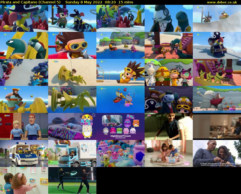 Pirata and Capitano (Channel 5) Sunday 8 May 2022 08:20 - 08:35
