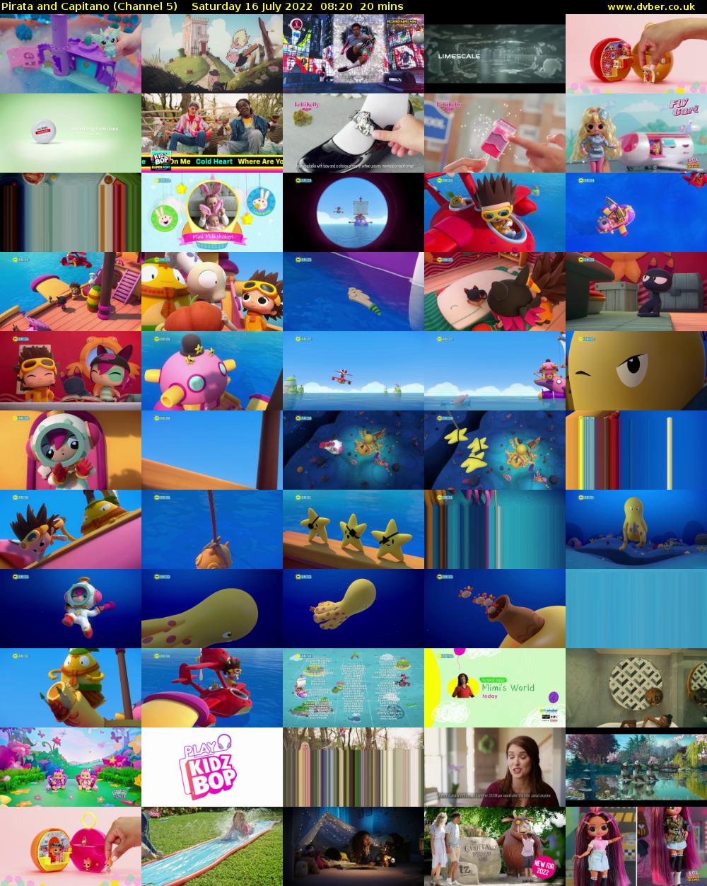 Pirata and Capitano (Channel 5) Saturday 16 July 2022 08:20 - 08:40