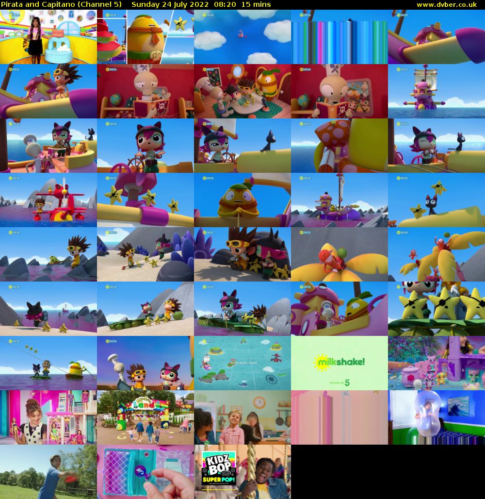 Pirata and Capitano (Channel 5) Sunday 24 July 2022 08:20 - 08:35
