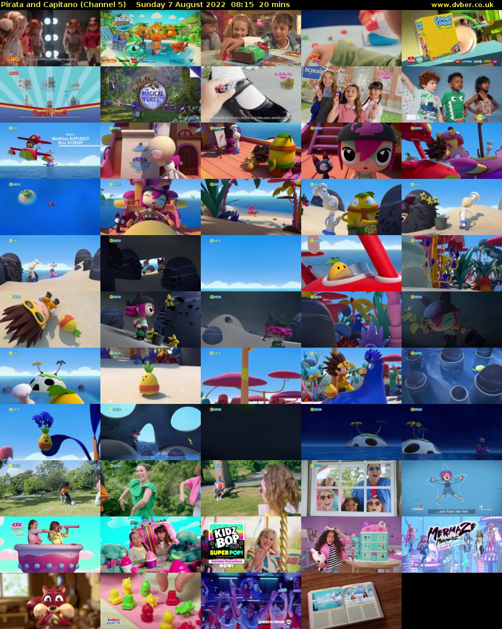Pirata and Capitano (Channel 5) Sunday 7 August 2022 08:15 - 08:35