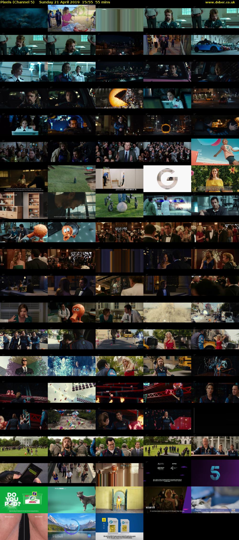 Pixels (Channel 5) Sunday 21 April 2019 15:55 - 16:50