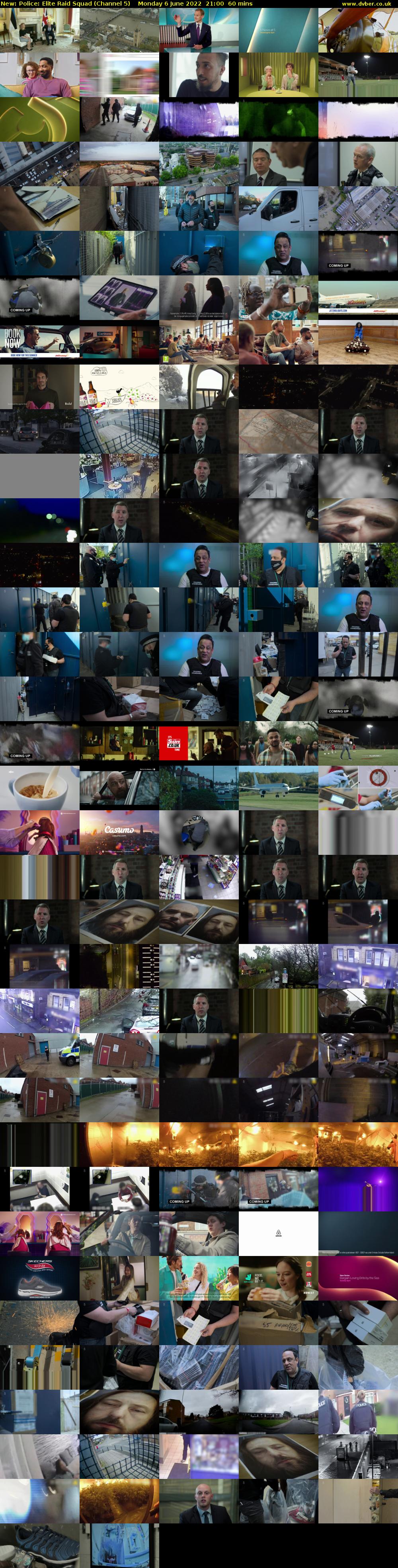Police: Elite Raid Squad (Channel 5) Monday 6 June 2022 21:00 - 22:00