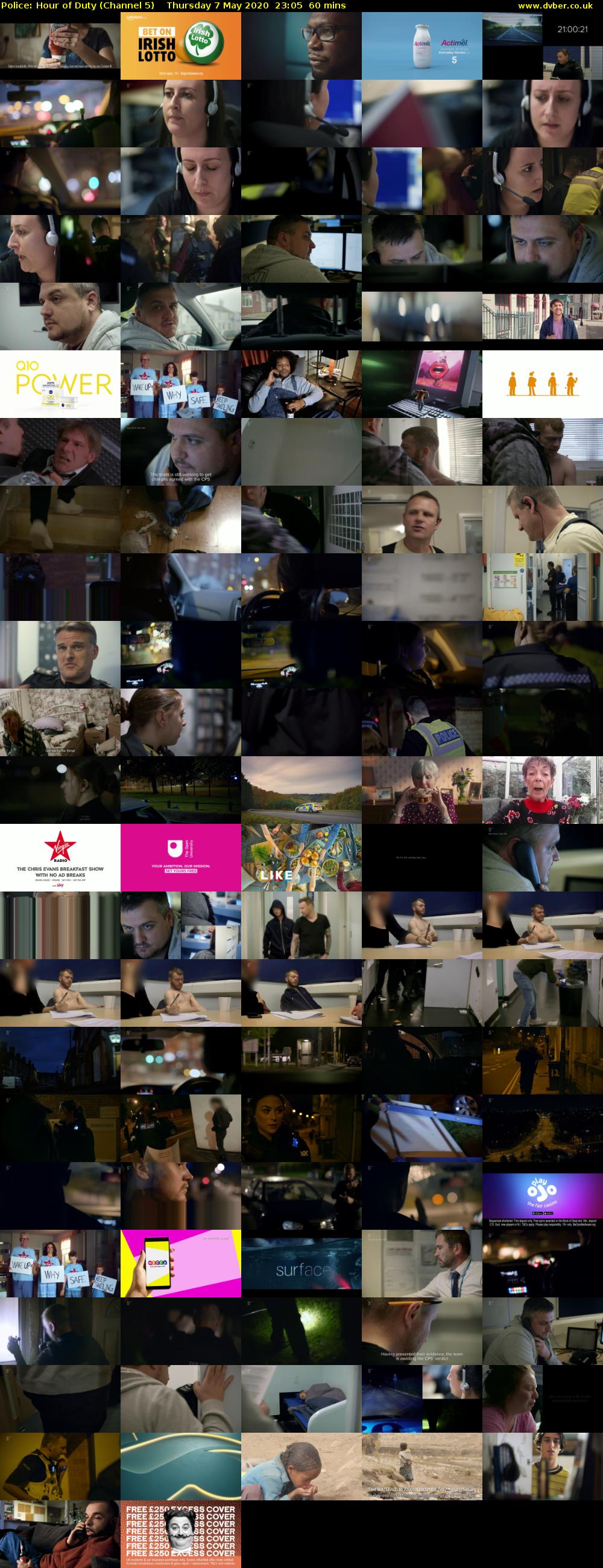 Police: Hour of Duty (Channel 5) Thursday 7 May 2020 23:05 - 00:05