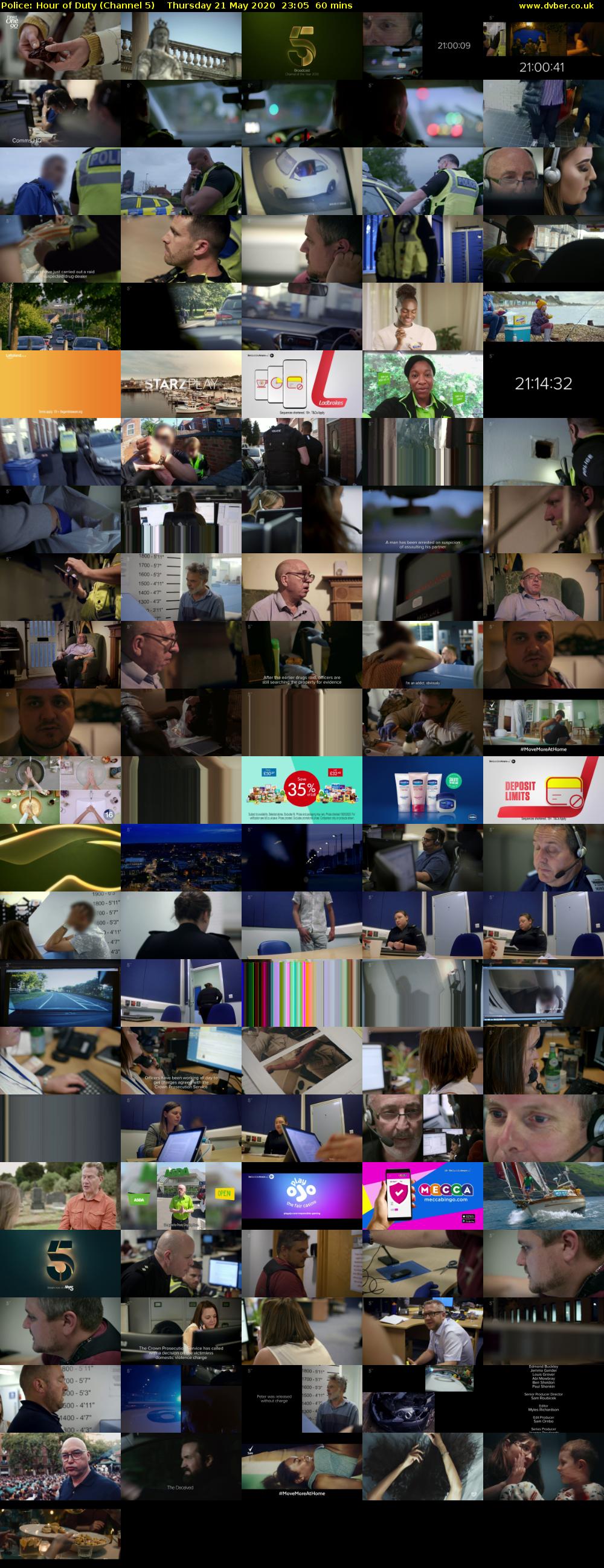 Police: Hour of Duty (Channel 5) Thursday 21 May 2020 23:05 - 00:05