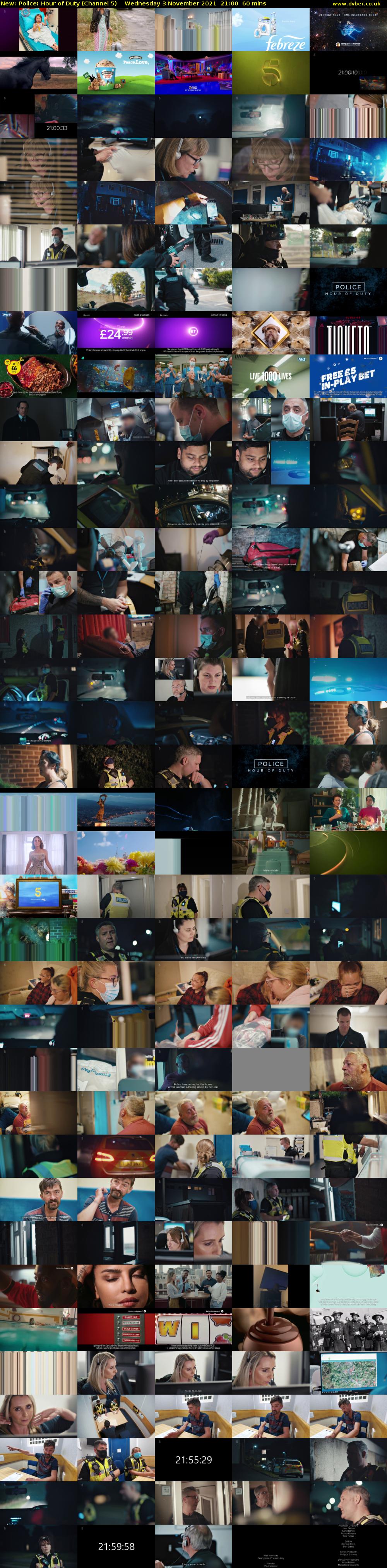Police: Hour of Duty (Channel 5) Wednesday 3 November 2021 21:00 - 22:00