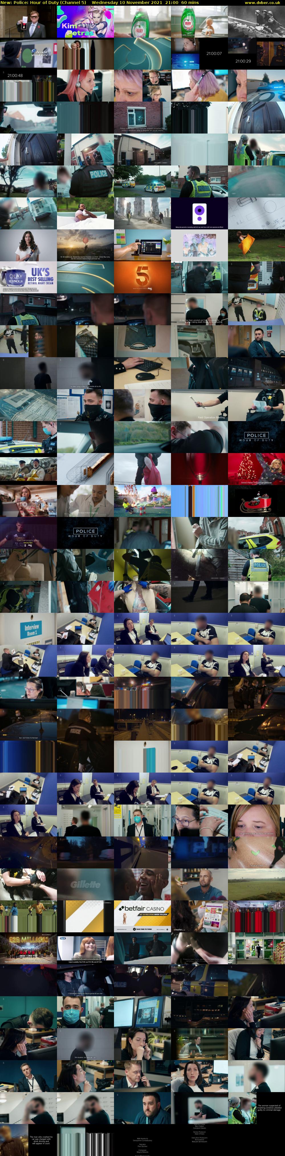Police: Hour of Duty (Channel 5) Wednesday 10 November 2021 21:00 - 22:00