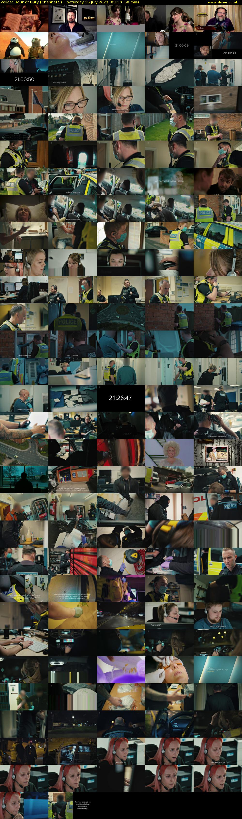Police: Hour of Duty (Channel 5) Saturday 16 July 2022 03:30 - 04:20