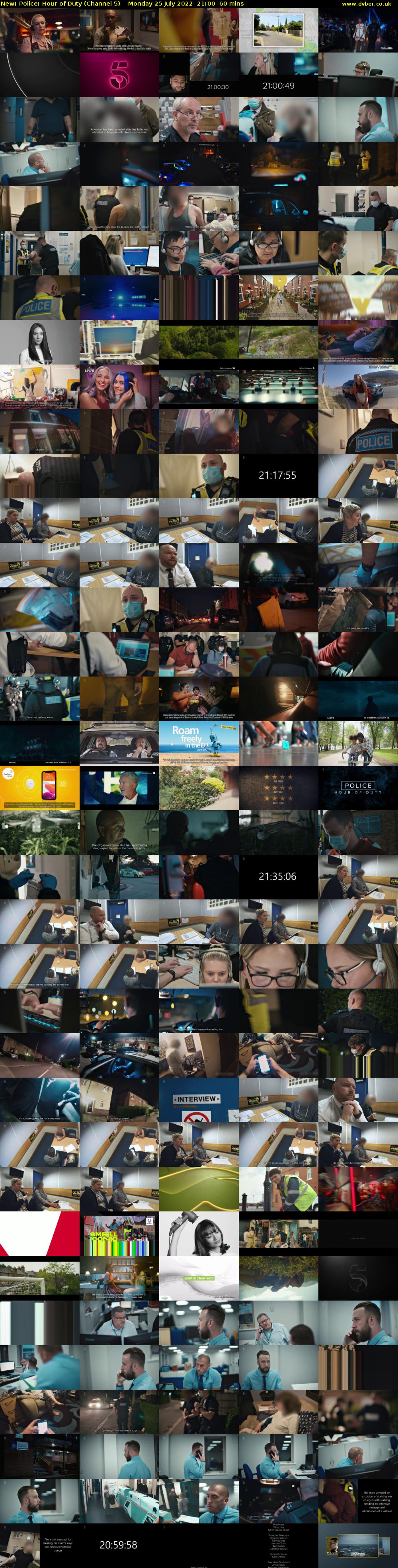 Police: Hour of Duty (Channel 5) Monday 25 July 2022 21:00 - 22:00