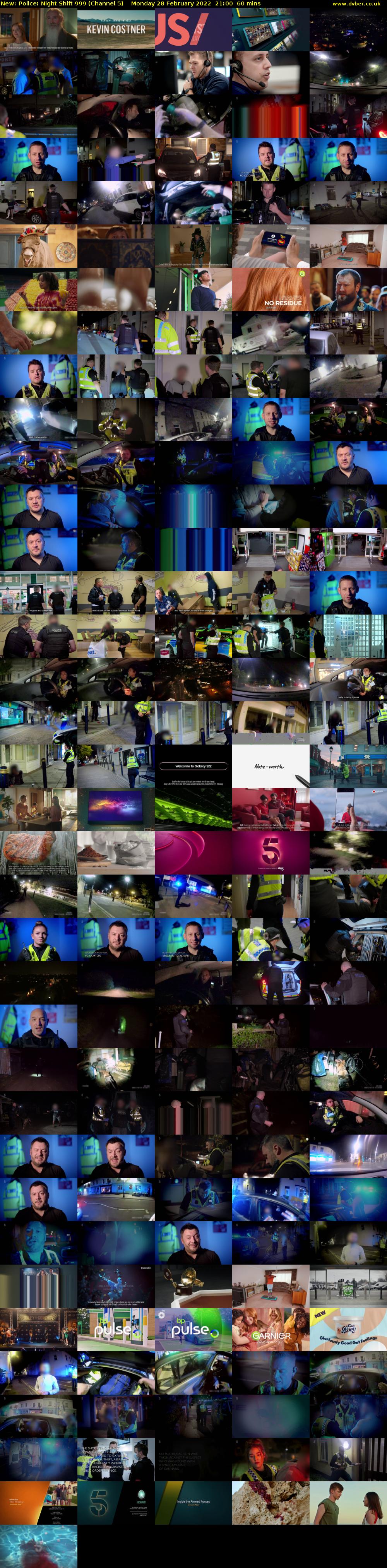 Police: Night Shift 999 (Channel 5) Monday 28 February 2022 21:00 - 22:00