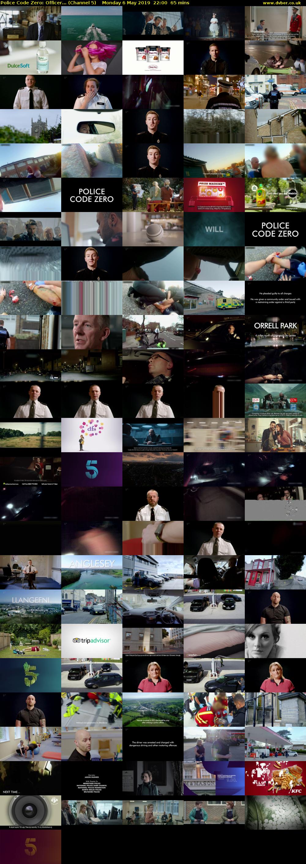 Police Code Zero: Officer... (Channel 5) Monday 6 May 2019 22:00 - 23:05