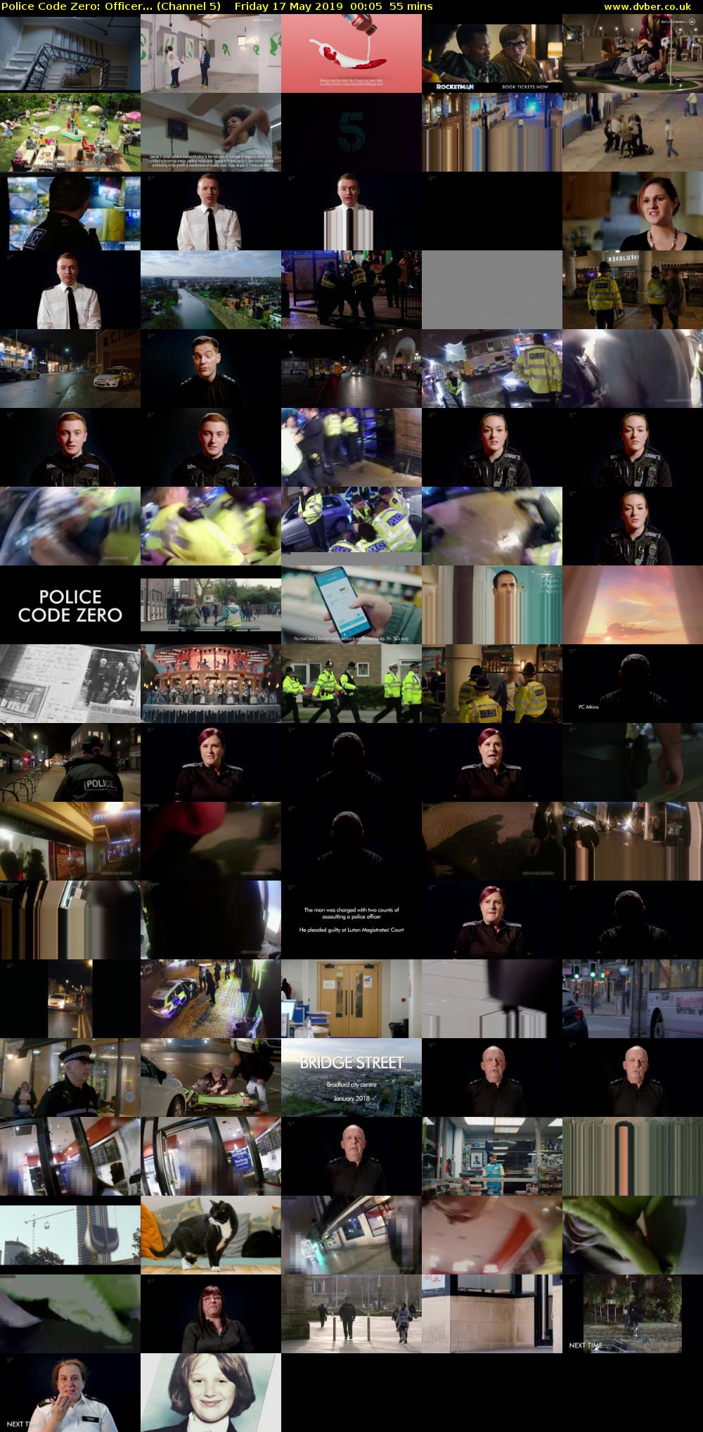 Police Code Zero: Officer... (Channel 5) Friday 17 May 2019 00:05 - 01:00