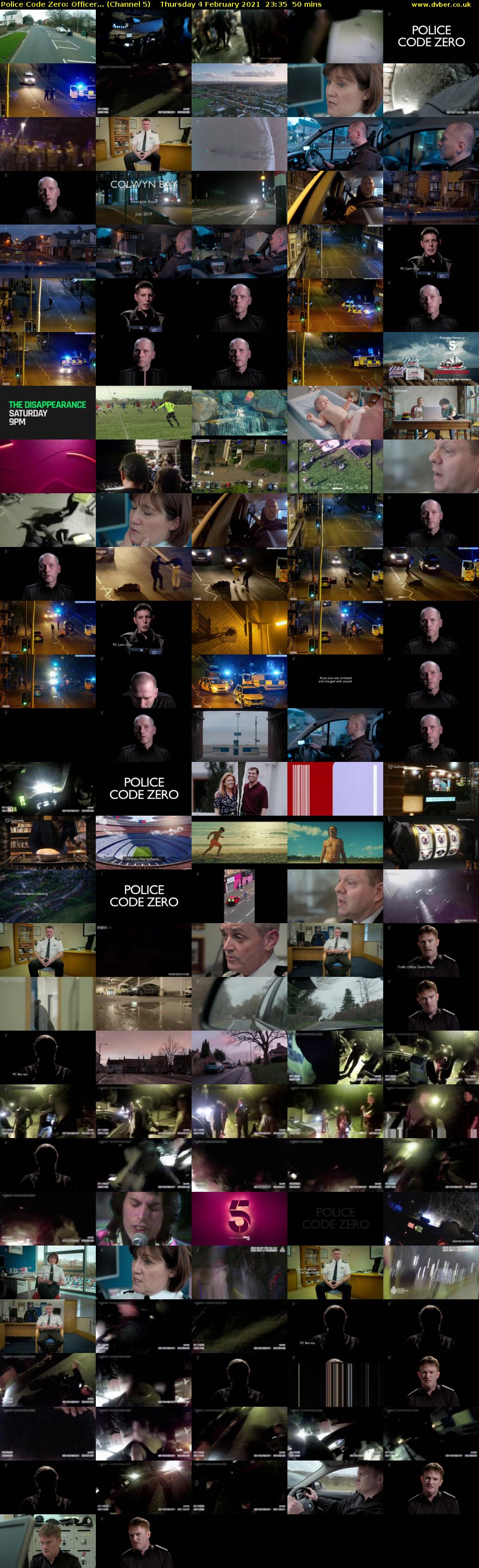 Police Code Zero: Officer... (Channel 5) Thursday 4 February 2021 23:35 - 00:25