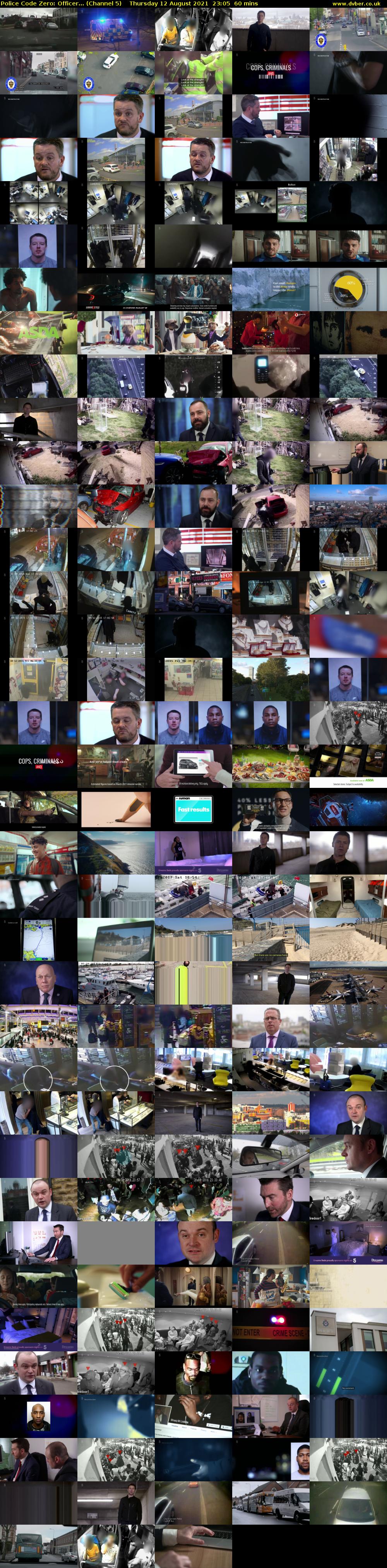 Police Code Zero: Officer... (Channel 5) Thursday 12 August 2021 23:05 - 00:05