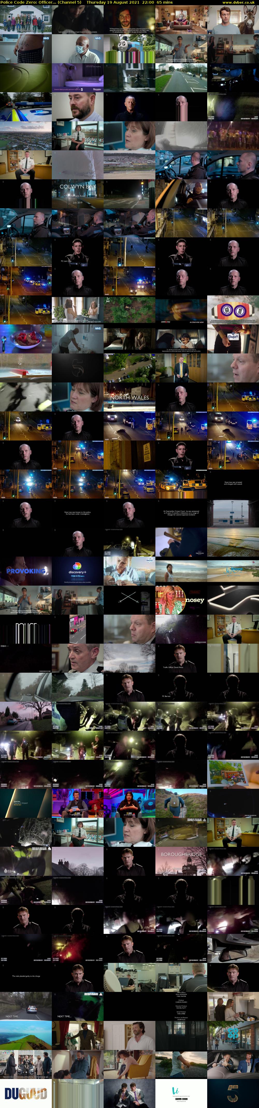 Police Code Zero: Officer... (Channel 5) Thursday 19 August 2021 22:00 - 23:05
