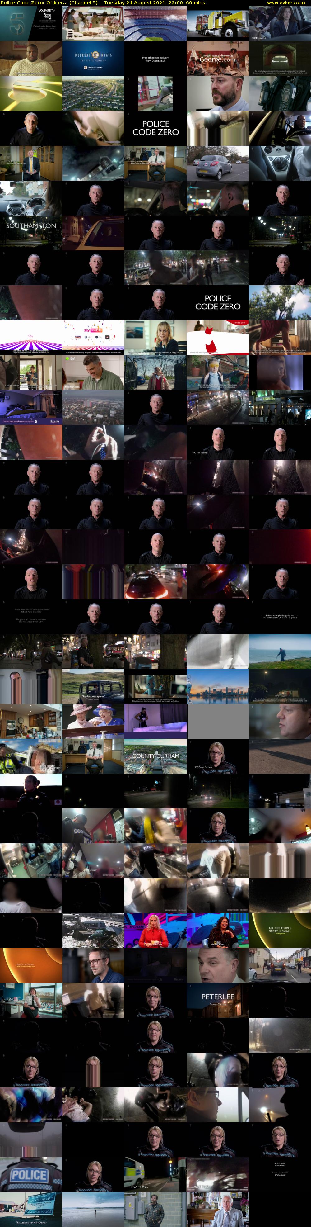 Police Code Zero: Officer... (Channel 5) Tuesday 24 August 2021 22:00 - 23:00