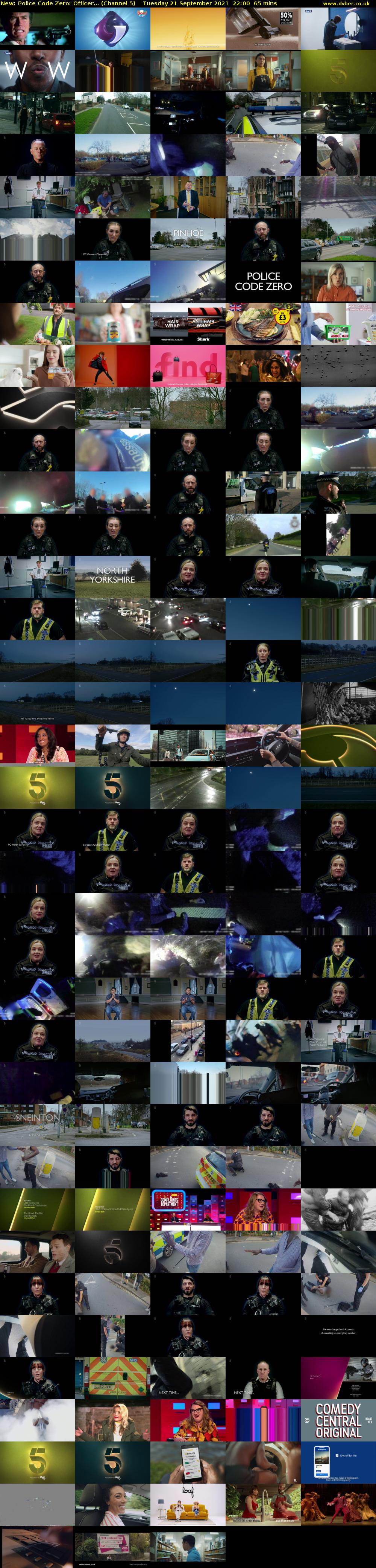 Police Code Zero: Officer... (Channel 5) Tuesday 21 September 2021 22:00 - 23:05