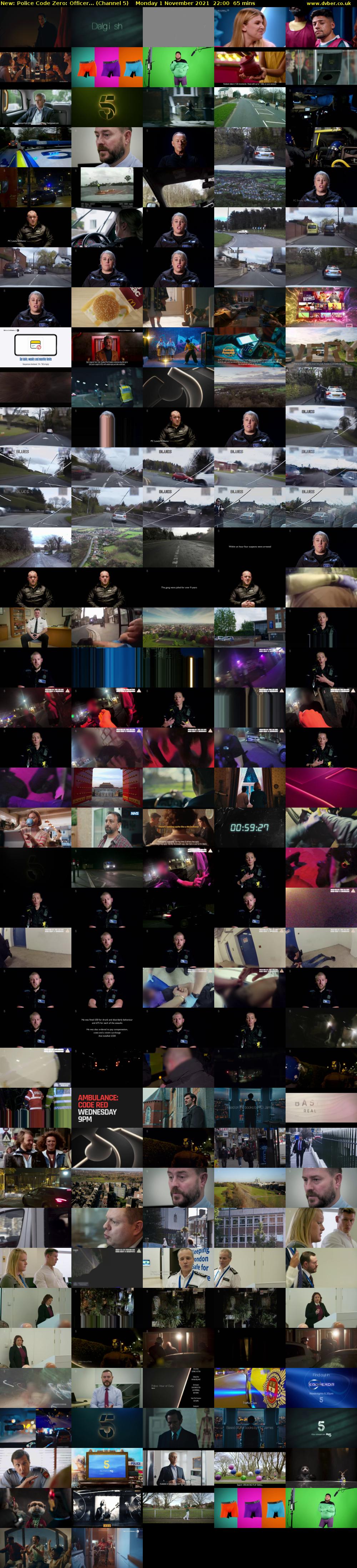 Police Code Zero: Officer... (Channel 5) Monday 1 November 2021 22:00 - 23:05