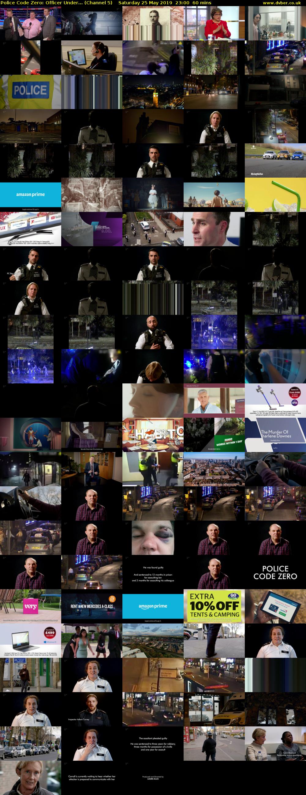 Police Code Zero: Officer Under... (Channel 5) Saturday 25 May 2019 23:00 - 00:00