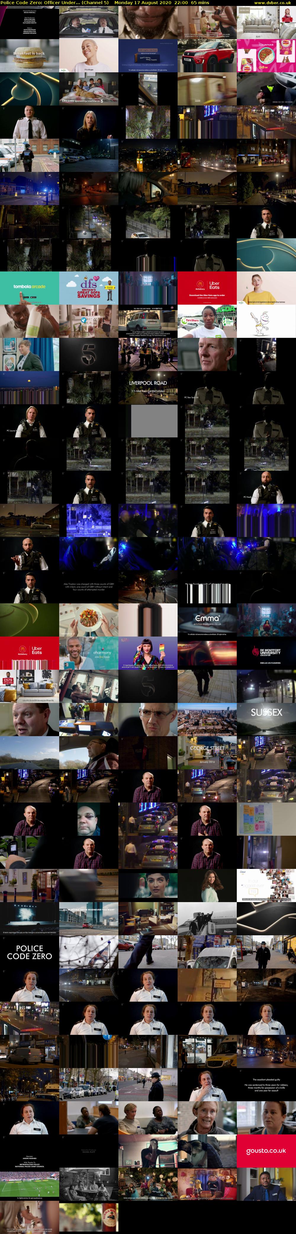 Police Code Zero: Officer Under... (Channel 5) Monday 17 August 2020 22:00 - 23:05