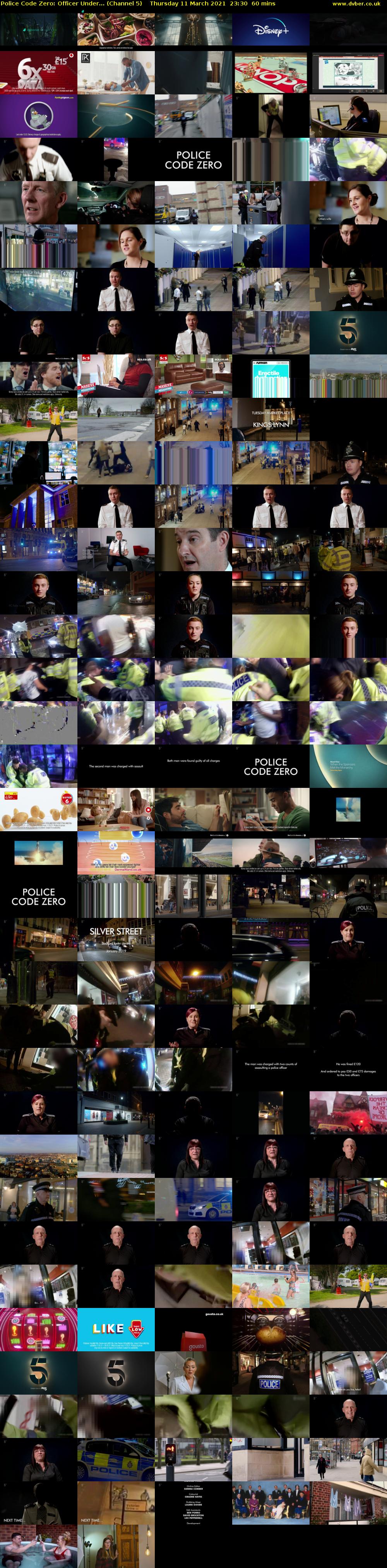 Police Code Zero: Officer Under... (Channel 5) Thursday 11 March 2021 23:30 - 00:30