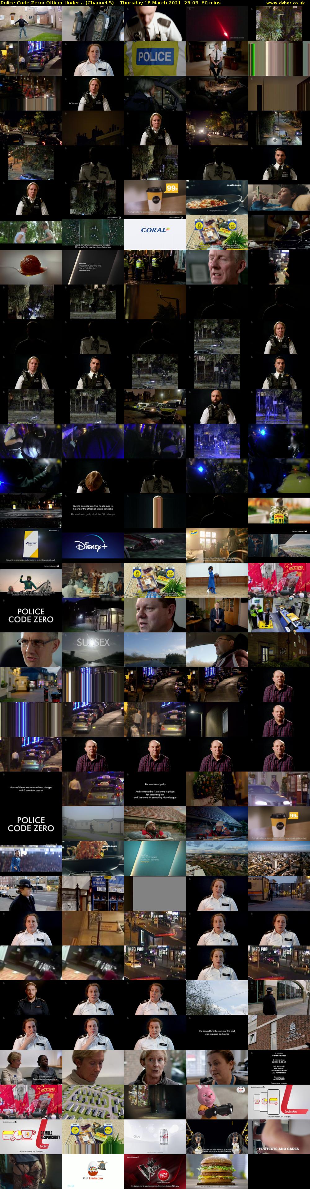 Police Code Zero: Officer Under... (Channel 5) Thursday 18 March 2021 23:05 - 00:05