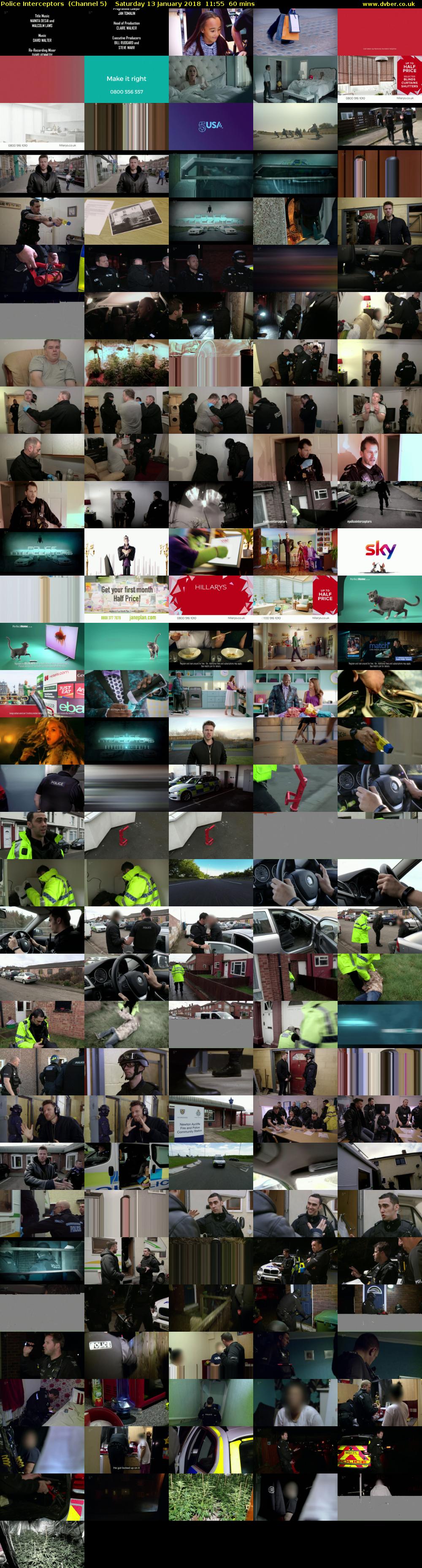 Police Interceptors  (Channel 5) Saturday 13 January 2018 11:55 - 12:55