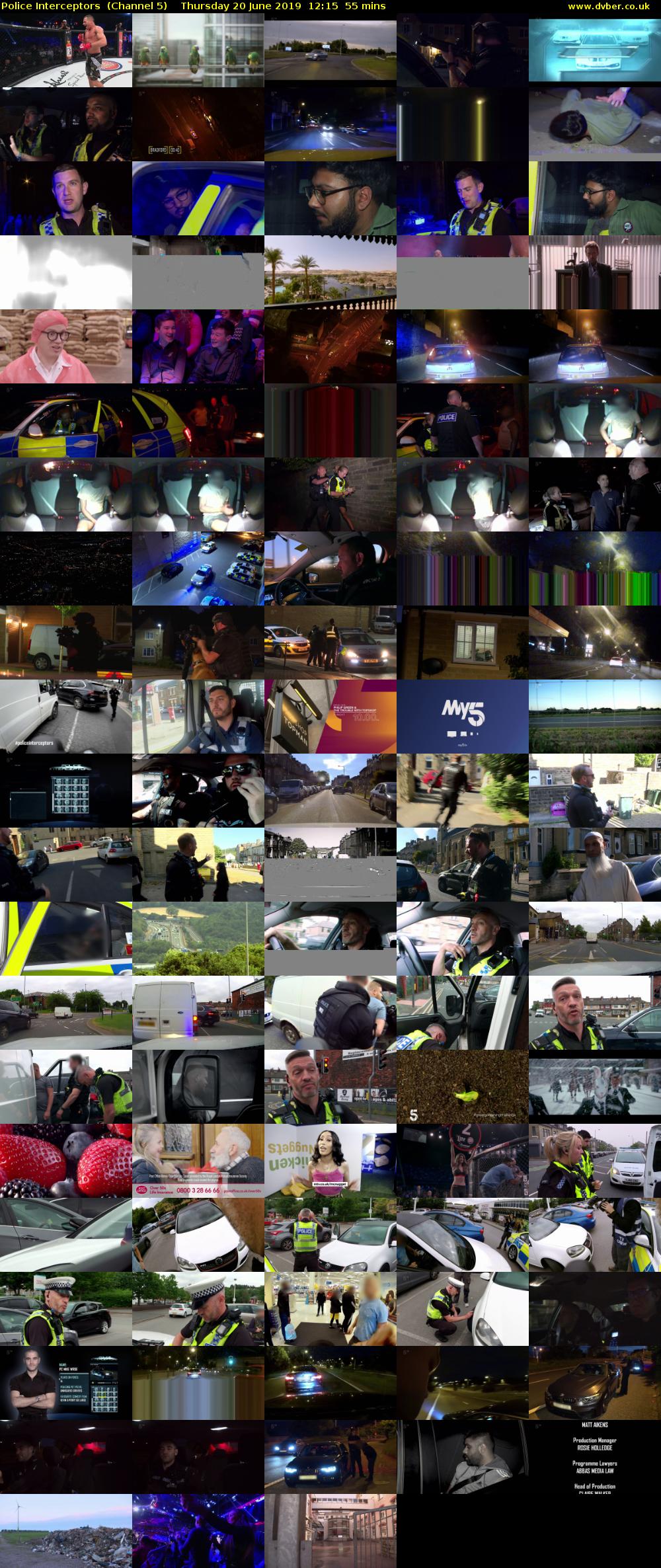 Police Interceptors  (Channel 5) Thursday 20 June 2019 12:15 - 13:10