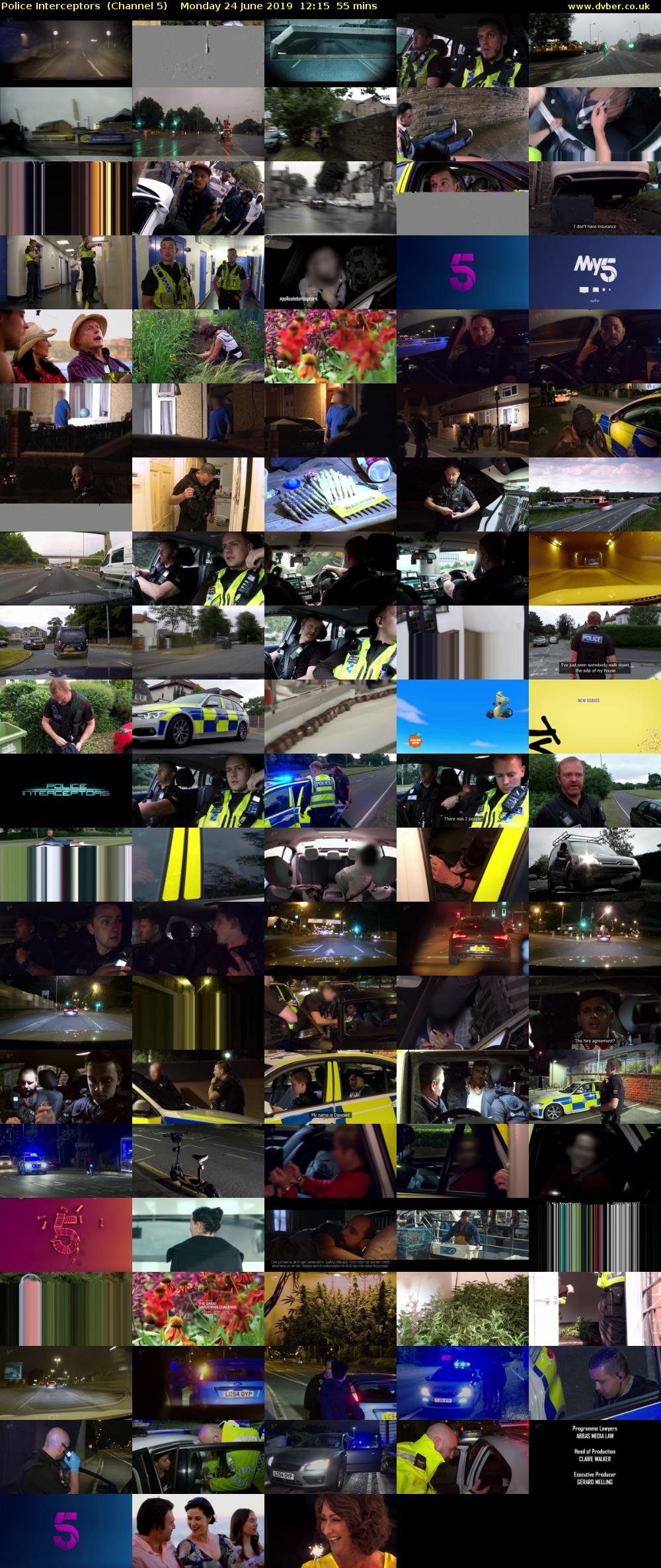 Police Interceptors  (Channel 5) Monday 24 June 2019 12:15 - 13:10